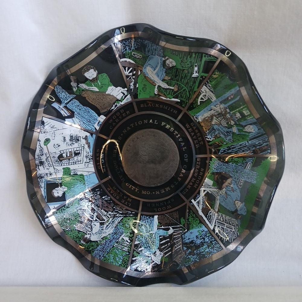 Silver Dollar City Collectible Glass Plate